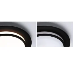 Paulmann 96785 LED Deckenleuchte Egron 36cm Schwarz matt 2700K 3-Step-Dim