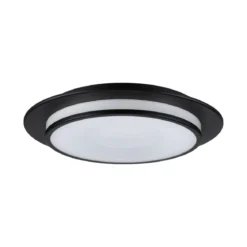 Paulmann 96785 LED Deckenleuchte Egron 36cm Schwarz matt 2700K 3-Step-Dim
