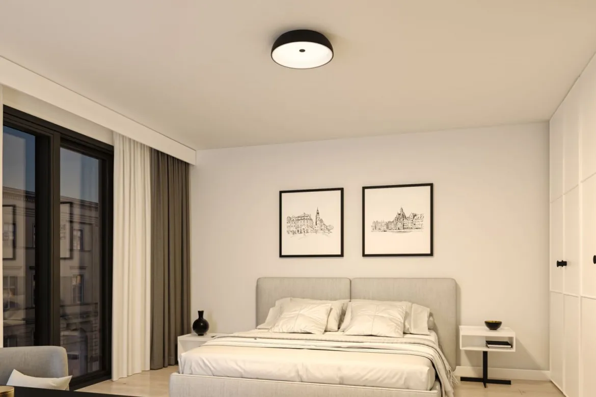 Paulmann 96784 LED Deckenleuchte Jaron 41cm Schwarz matt 2700K 3-Step-Dim
