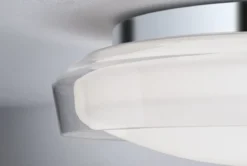 Paulmann 71078 LED Deckenleuchte Luena 25cm Glas Chrom 3000K IP44