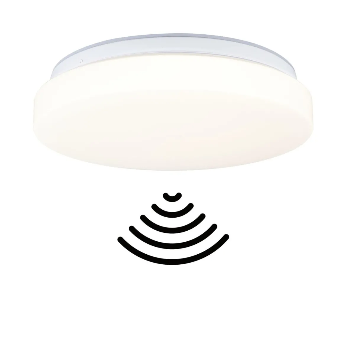 Paulmann 75409 LED Deckenleuchte Luiana Bewegungsmelder 3000-5700K IP44 Weiß