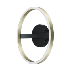 Paulmann 94927 LED Deckenleuchte Melira 2700K 3-Step-Dim Schwarz Gold