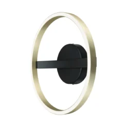 Paulmann 94927 LED Deckenleuchte Melira 2700K 3-Step-Dim Schwarz Gold