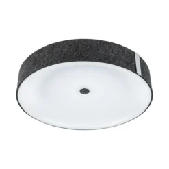 Paulmann 79986 LED Deckenleuchte Malika 3-Step-Dim 2700K 2300lm Filz anthrazit