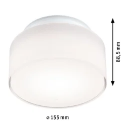 Paulmann 71081 LED Deckenleuchte Maro weiß rund 3000K IP44