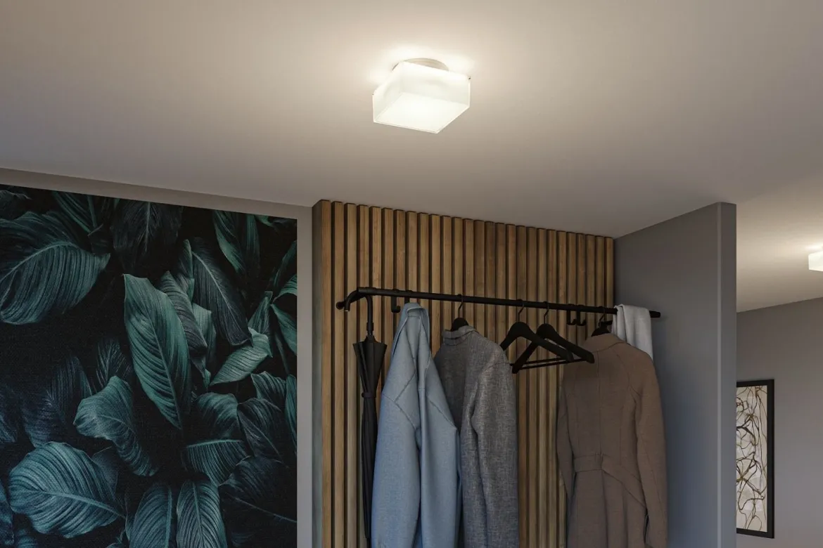 Paulmann 71082 LED Deckenleuchte Maro weiß eckig 3000K IP44