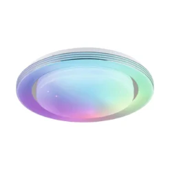 Paulmann 70546 LED Deckenleuchte Rainbow Regenbogeneffekt RGBW 380mm Chrom Weiß