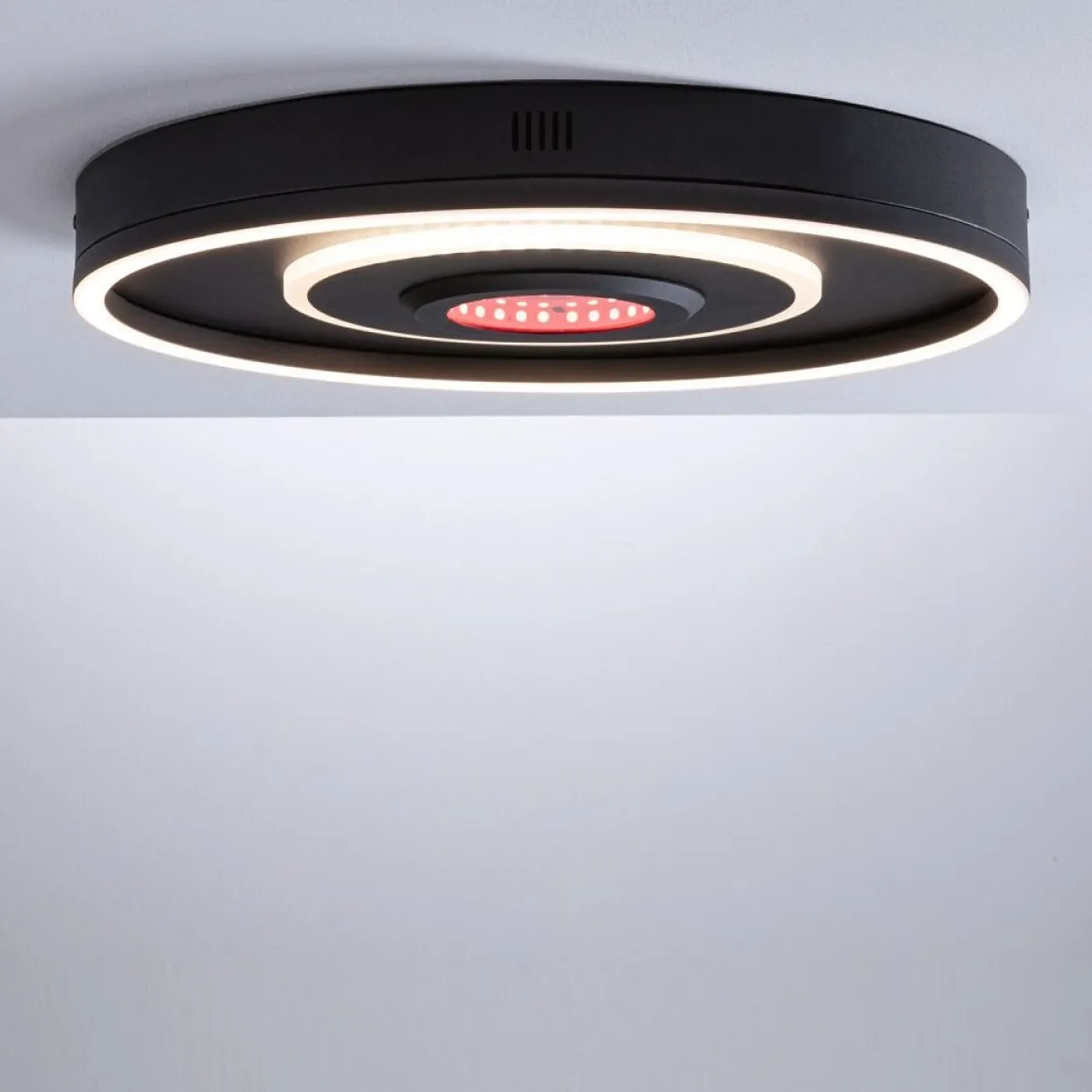 Paulmann 71039 LED Deckenleuchte Spaceglow Four RGB Tunable White dimmbar schwarz