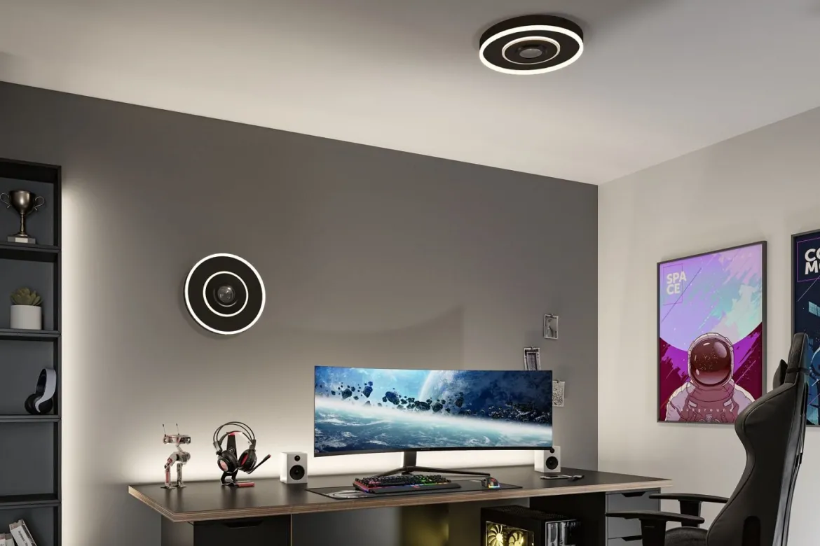Paulmann 71039 LED Deckenleuchte Spaceglow Four RGB Tunable White dimmbar schwarz