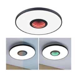Paulmann 71038 LED Deckenleuchte Spaceglow Three RGB Tunable White dimmbar schwarz