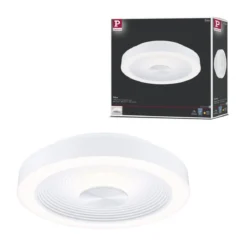 Paulmann 71177 LED Deckenleuchte Volea 3000K dimmbar Weiß Silber IP44