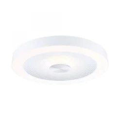 Paulmann 71179 LED Deckenleuchte Volea 40cm 3000K dimmbar Weiß Silber IP44