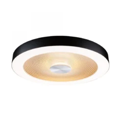 Paulmann 71180 LED Deckenleuchte Volea 40cm 3000K dimmbar Schwarz Gold IP44