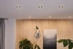 Paulmann 92462 LED Einbauleuchte Calla Basisset schwarz matt schwenkbar IP65