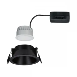 Paulmann 94871 LED Einbauleuchte Cole Coin 2700K schwarz 3-Step-Dim IP44