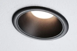 Paulmann 94871 LED Einbauleuchte Cole Coin 2700K schwarz 3-Step-Dim IP44