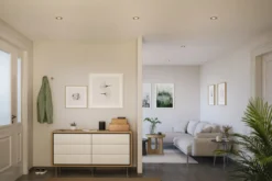 Paulmann 92240 LED Einbauleuchte Lanati schwenkbar 2700K Holzoptik Alu