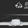 Paulmann 99996 LED Einbauleuchten 10er-Set schwenkbar 3000K Weiß