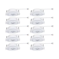 Paulmann 99996 LED Einbauleuchten 10er-Set schwenkbar 3000K Weiß