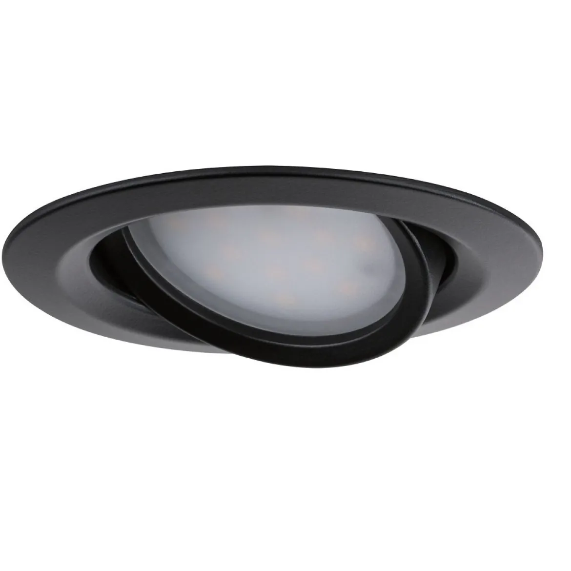Paulmann 93082 LED Einbauleuchte Nova Plus Coin Basiset schwarz IP65 2700K
