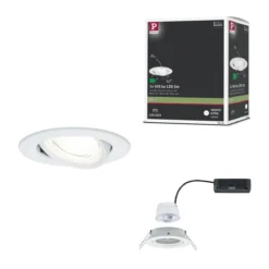 Paulmann 92453 LED Einbauleuchte Nova Coin Einzelleuchte rund 4000K Weiß