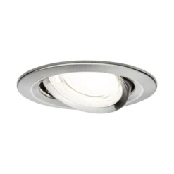 Paulmann 92456 LED Einbauleuchte Nova Coin 3er-Set rund 4000K Eisen gebürstet