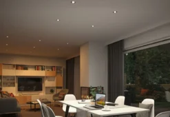 Paulmann 92439 LED Einbauleuchte Nova Coin Zigbee RGBW Eisen gebürstet