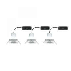 Paulmann 92440 LED Einbauleuchte Nova Coin 3er-Set Zigbee Tunable White Weiß matt