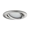 Paulmann 92441 LED Einbauleuchte Nova Coin 3er-Set Zigbee Tunable White Eisen gebürstet