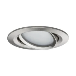 Paulmann 92441 LED Einbauleuchte Nova Coin 3er-Set Zigbee Tunable White Eisen gebürstet