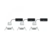 Paulmann 92442 LED Einbauleuchte Nova Coin 3er-Set Zigbee Tunable White Weiß matt IP44