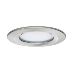 Paulmann 92443 LED Einbauleuchte Nova Coin 3er-Set Zigbee Tunable White Eisen gebürstet IP44