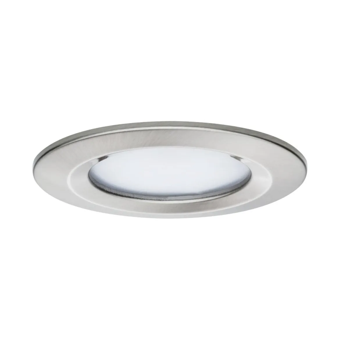 Paulmann 92448 LED Einbauleuchte Nova Coin Zigbee Tunable White Eisen gebürstet IP44