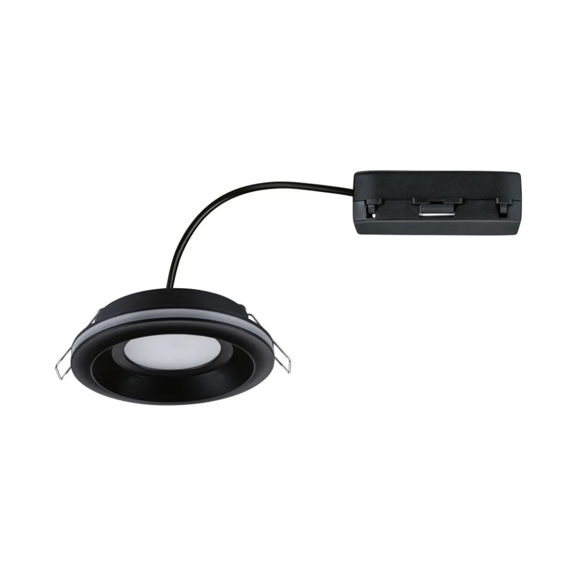 Paulmann 92251 LED Einbauleuchte Sormus 10cm Einzelleuchte IP65 rund schwarz