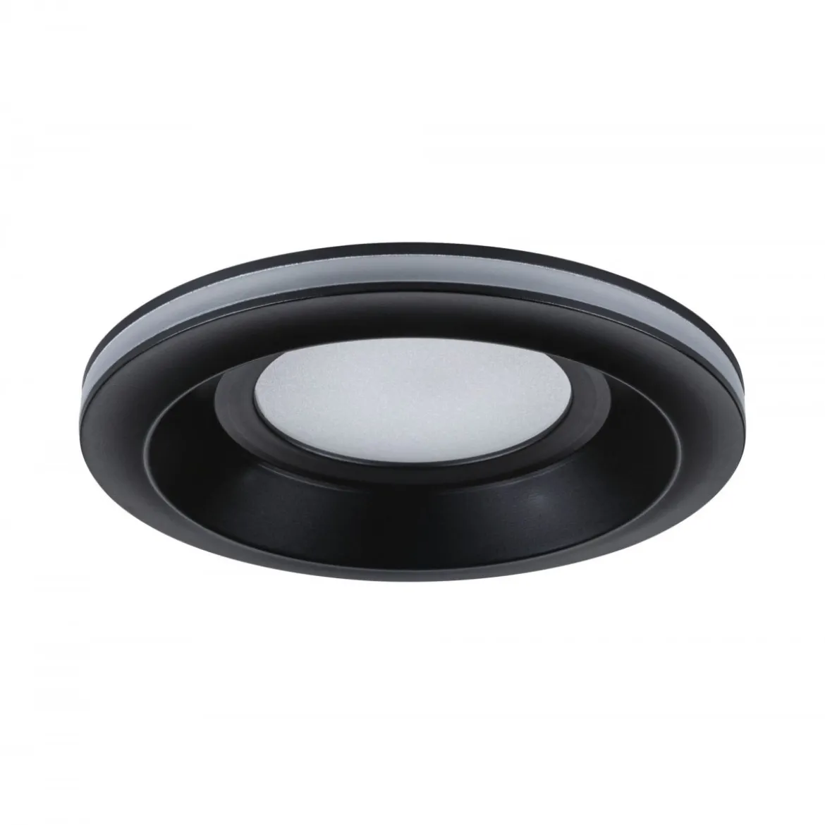 Paulmann 92252 LED Einbauleuchte Sormus 10cm 3er-Set IP65 rund schwarz