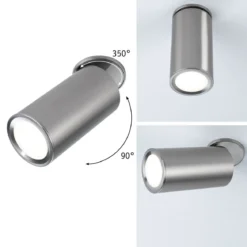 Paulmann 93090 LED Einbauleuchte Turnal rund 60 mm eisen gebürstet 3-Step-Dim