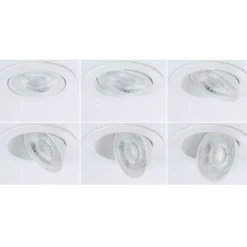 Paulmann 92254 LED Einbauleuchte White Select Aumus 3er-Set schwenkbar Weiß 230V dimmbar