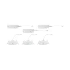 Paulmann 92254 LED Einbauleuchte White Select Aumus 3er-Set schwenkbar Weiß 230V dimmbar
