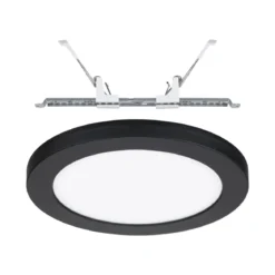 Paulmann 93097 LED Einbaupanel Cover-it rund 225mm 4000K schwarz