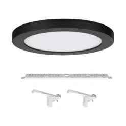 Paulmann 93097 LED Einbaupanel Cover-it rund 225mm 4000K schwarz