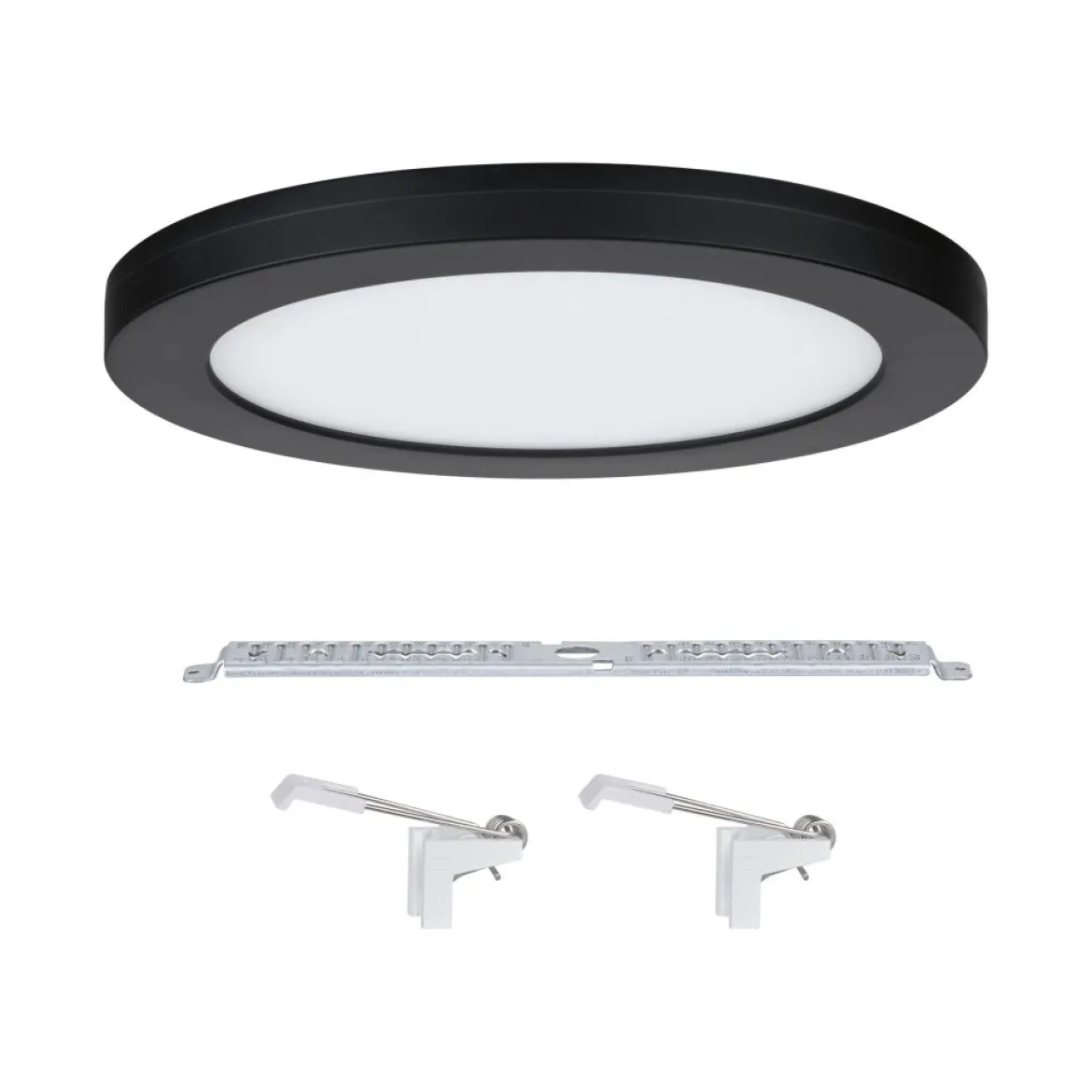Paulmann 93097 LED Einbaupanel Cover-it rund 225mm 4000K schwarz