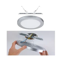 Paulmann 93098 LED Einbaupanel Cover-it rund 225mm 4000K chrom matt