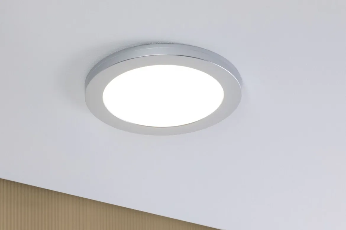 Paulmann 93098 LED Einbaupanel Cover-it rund 225mm 4000K chrom matt