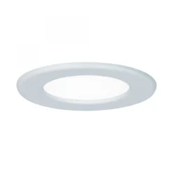 Paulmann 92058 LED Einbaupanel IP44 rund 115mm 6W 390lm 4000K Weiß