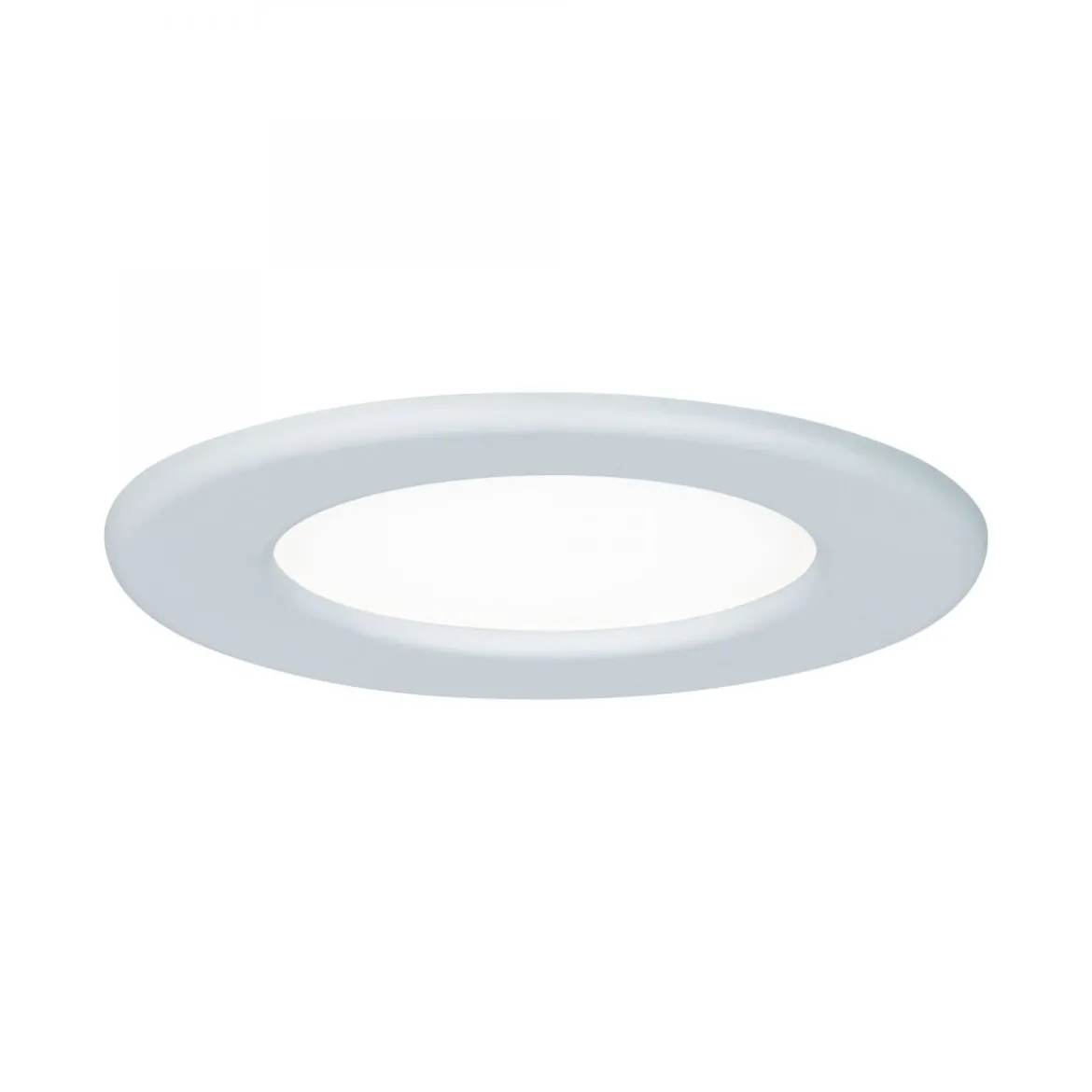 Paulmann 92058 LED Einbaupanel IP44 rund 115mm 6W 390lm 4000K Weiß