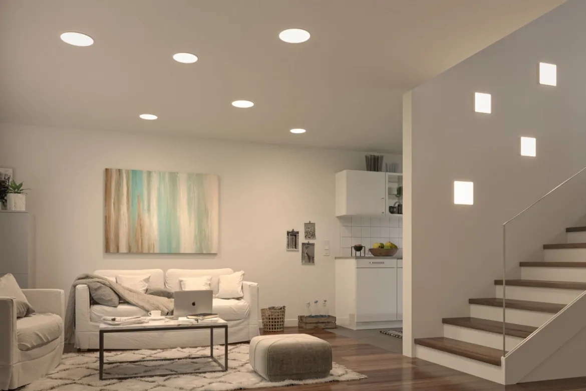 Paulmann 93068 LED Einbaupanel Veluna VariFit rund 215mm IP44 3-Stufen-dimmbar