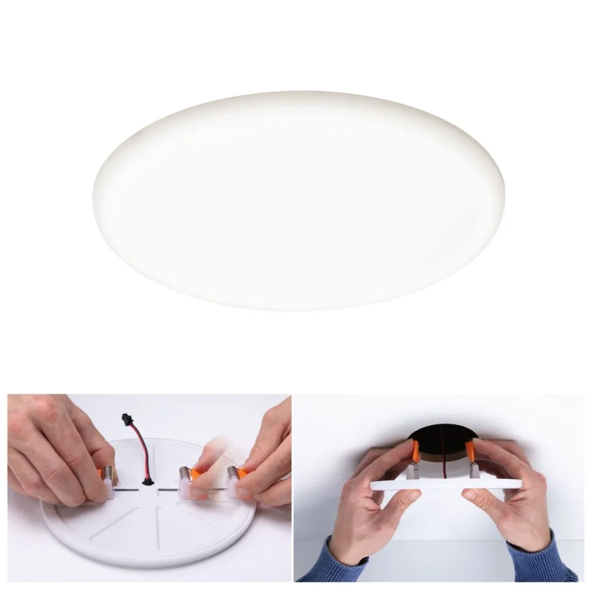 Paulmann 93068 LED Einbaupanel Veluna VariFit rund 215mm IP44 3-Stufen-dimmbar