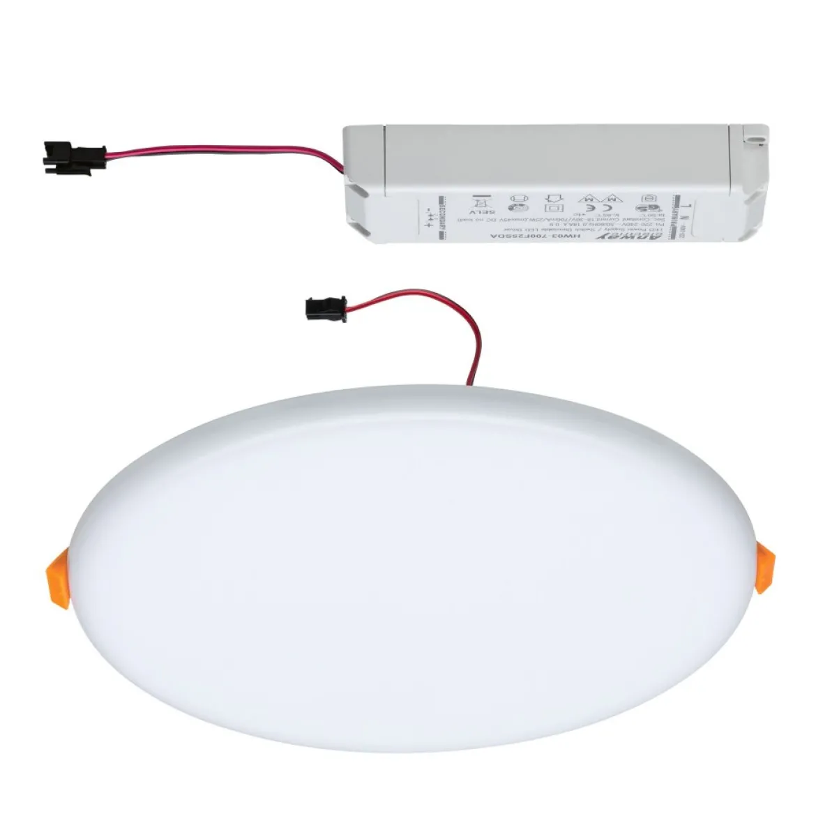 Paulmann 93068 LED Einbaupanel Veluna VariFit rund 215mm IP44 3-Stufen-dimmbar