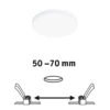 Paulmann 79932 LED Einbaupanel Veluna Edge IP44 90mm 4000K Weiß