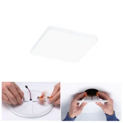 Paulmann 79936 LED Einbaupanel Veluna Edge IP44 120x120mm 4000K Weiß